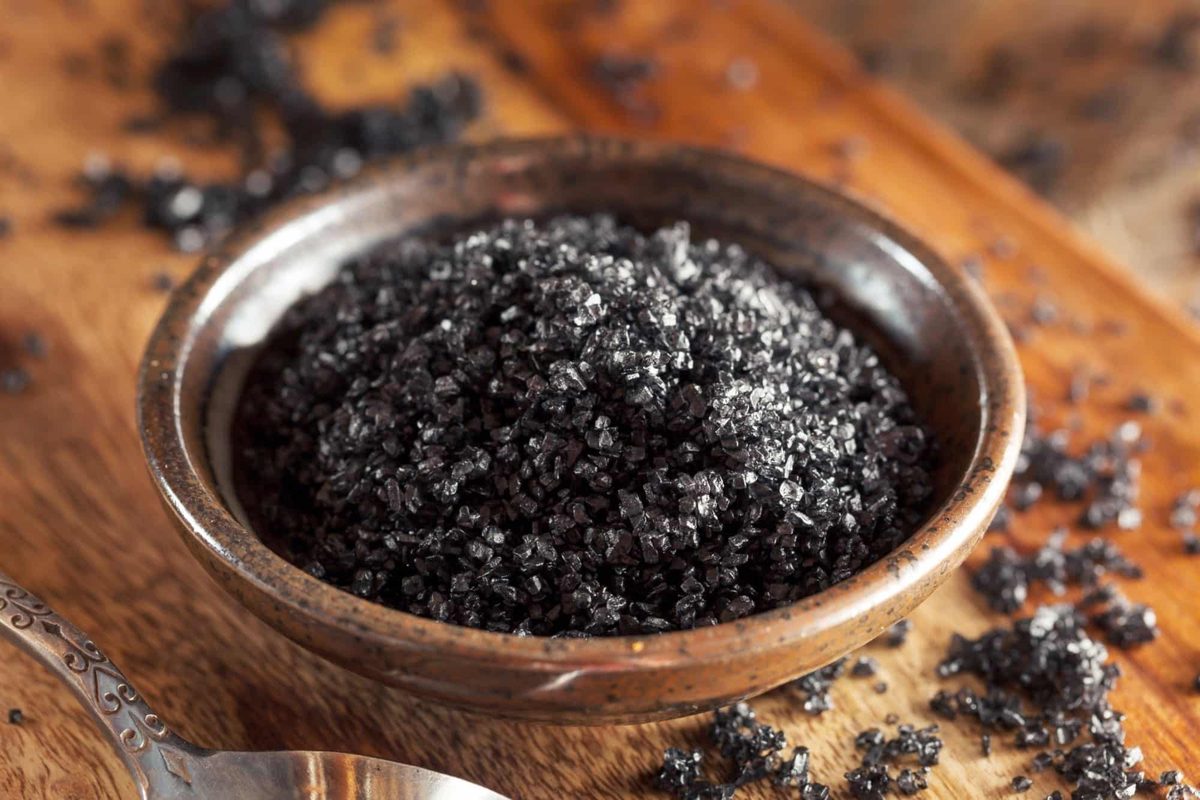 Black lava salt uses