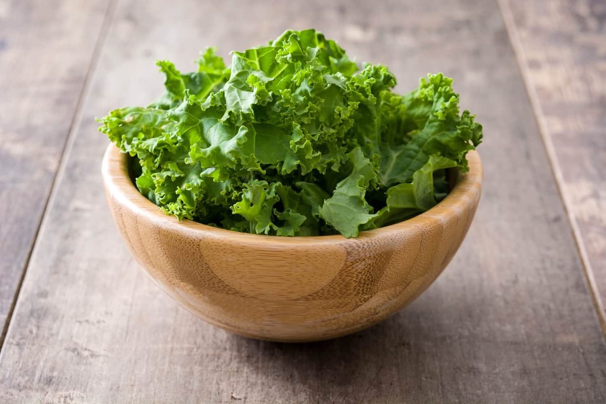 Kale in a bowl